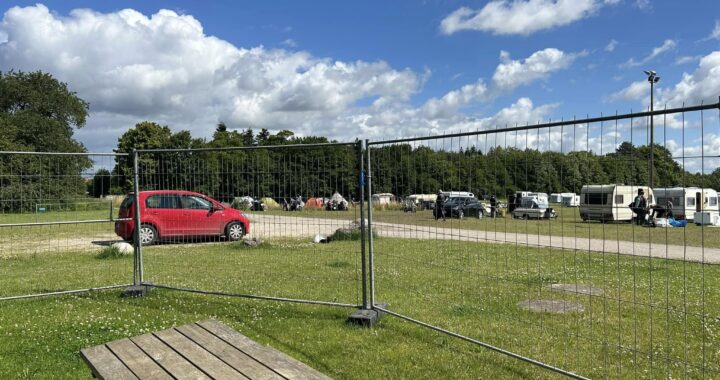 Oprydning efter Roskilde Festival den 6. juli 2025